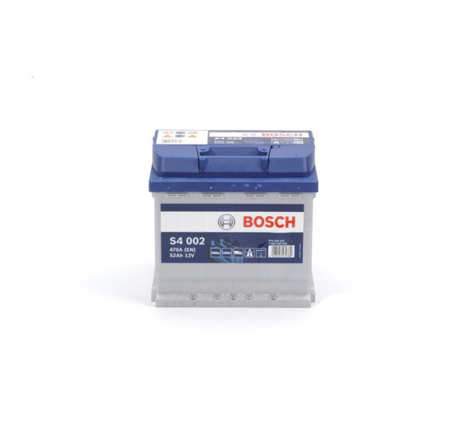 BOSCH AUTO Акумулятор Bosch S4 12В 52А·год 470А R+ (0 092 S40 020)