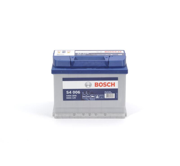 BOSCH AUTO Акумулятор Bosch S4 12В 60А·год 540А L+ (0 092 S40 060)