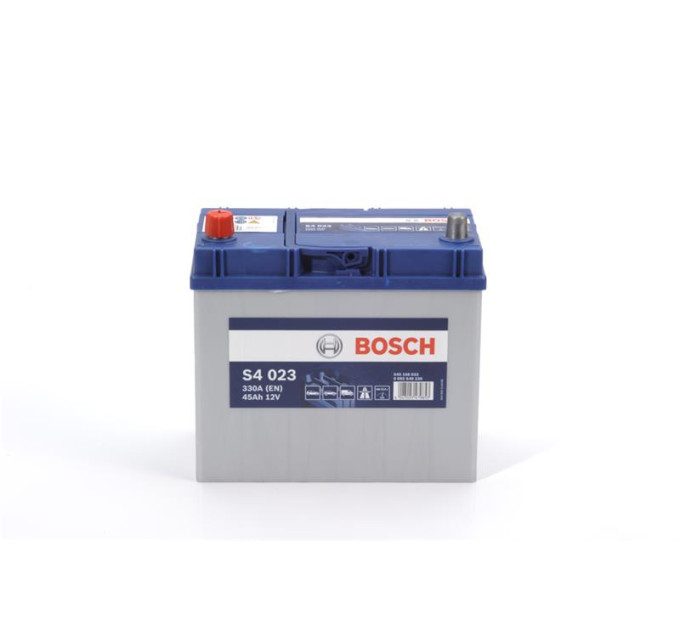 BOSCH AUTO Акумулятор Bosch S4 12В 45А·год 330А L+ (0 092 S40 230)