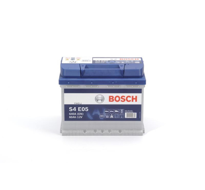 BOSCH AUTO Акумулятор Bosch S4 12В 60А·год 640А R+ (0 092 S4E 051) (0 092 S4E 050)