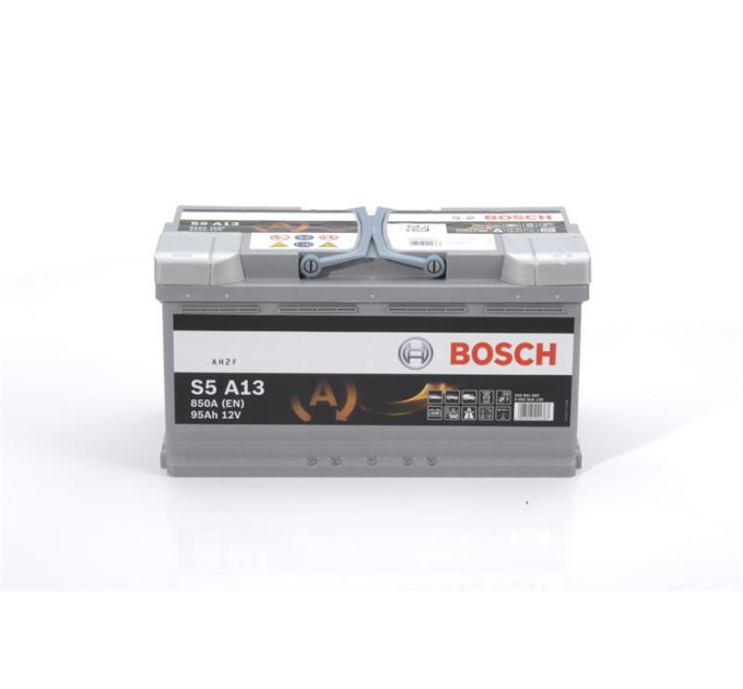 BOSCH AUTO Акумулятор Bosch S5 AGM 12В 95А·год 850А R+ (0 092 S5A 130)