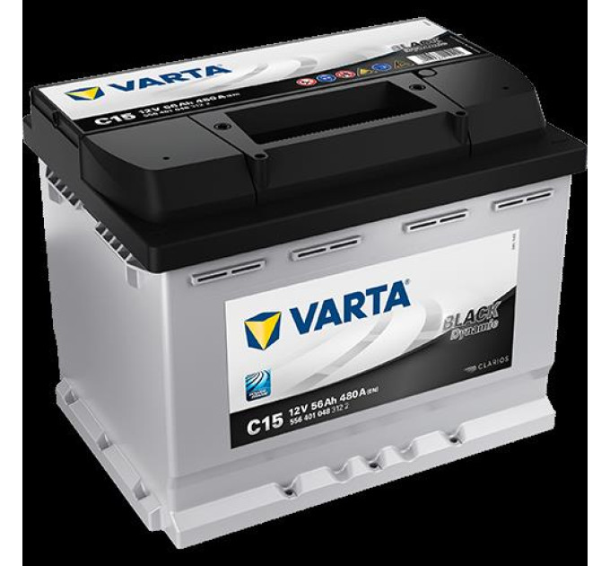 Varta Auto Акумулятор Varta Black Dynamic 12В 56Аг 480А L+ (556401BL) (556401048)