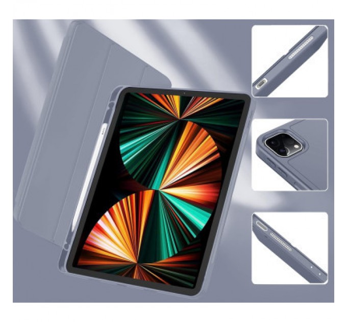 BeCover Чохол до планшета BeCover Tri Fold Hard TPU Apple iPad Pro 11 2020/2021/2022 Purple (711114)