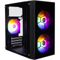 1stPlayer Корпус 1stPlayer X1-3F1 Black 600W