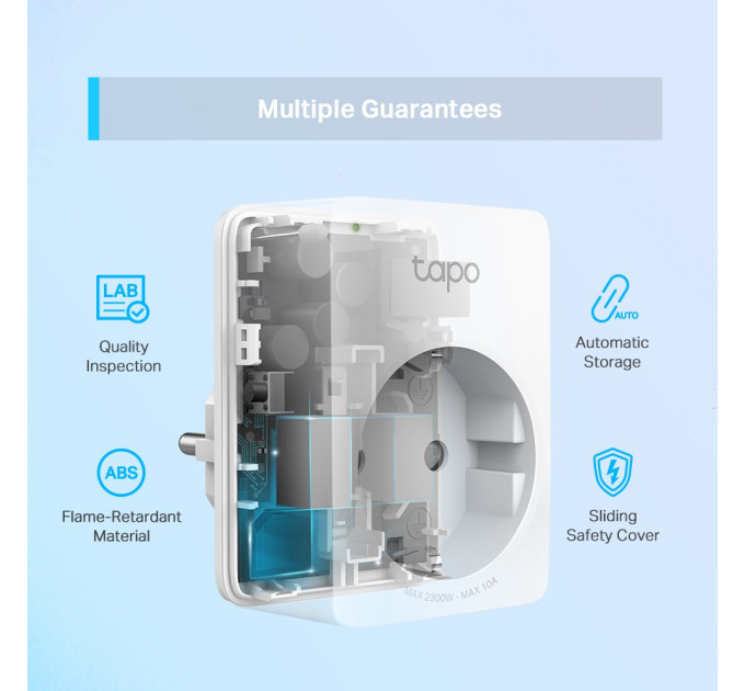 TP-Link Інтелектуальна розетка TP-Link Tapo P100-2-pack