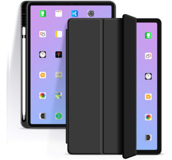 BeCover Чохол до планшета BeCover Tri Fold Hard TPU Apple iPad Air 4 10.9 2020/2022 Black (706749) (706749)