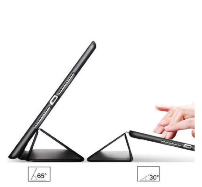 BeCover Чохол до планшета BeCover Tri Fold Hard TPU Apple iPad Air 4 10.9 2020/2022 Black (706749) (706749)