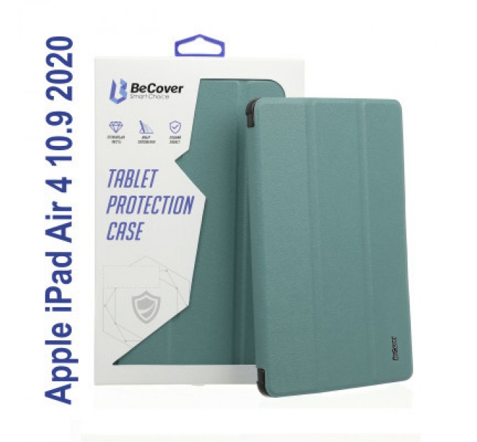BeCover Чохол до планшета BeCover Tri Fold Hard TPU Apple iPad Air 4 10.9 2020/2022 Green (706750) (706750)