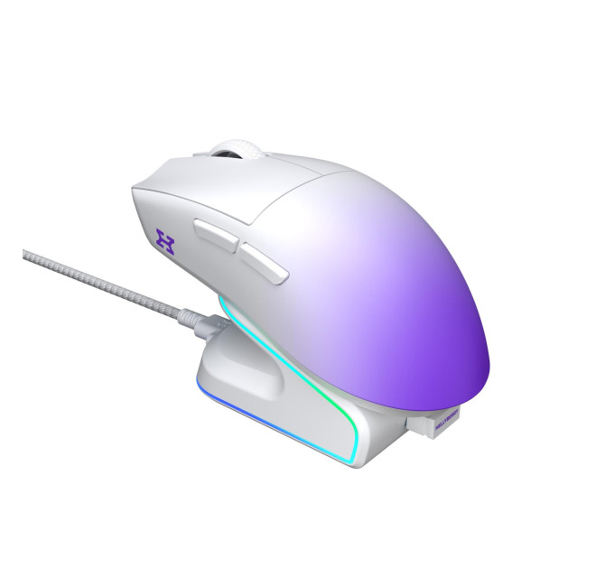 Hator Миша бездротова Hator Hellyberry HM47 Pro Wireless White/Violet Gradient (HM47PRO_white_violet)