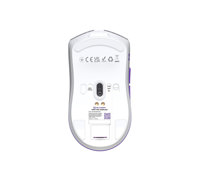 Hator Миша бездротова Hator Hellyberry HM47 Pro Wireless White/Violet Gradient (HM47PRO_white_violet)