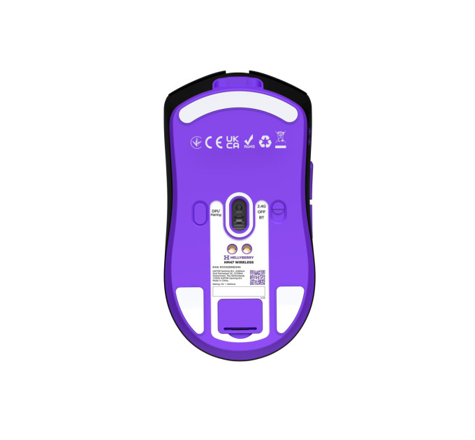 Hator Миша бездротова Hator Hellyberry HM47 Wireless Black/Violet (HM47_black_violet)