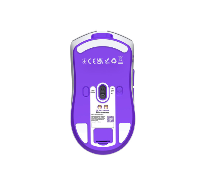 Hator Миша бездротова Hator Hellyberry HM47 Wireless White/Violet (HM47_white_violet)