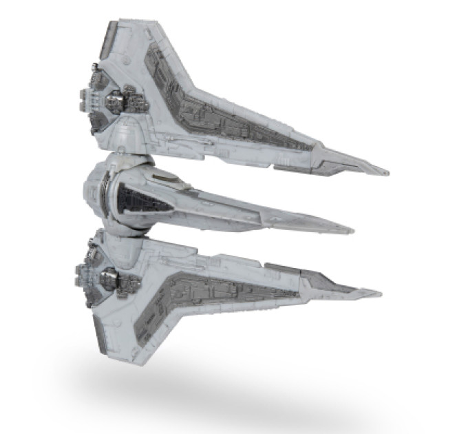 Star Wars Фігурка Star Wars Medium Vehicle Транспорт та фігурка Kom''rk-Class Mandalorian Starfighter 12.5см (SWJ0019)
