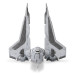 Star Wars Фігурка Star Wars Medium Vehicle Транспорт та фігурка Kom''rk-Class Mandalorian Starfighter 12.5см (SWJ0019)