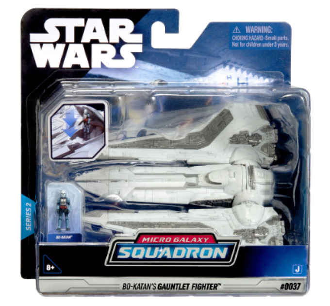Star Wars Фігурка Star Wars Medium Vehicle Транспорт та фігурка Kom''rk-Class Mandalorian Starfighter 12.5см (SWJ0019)