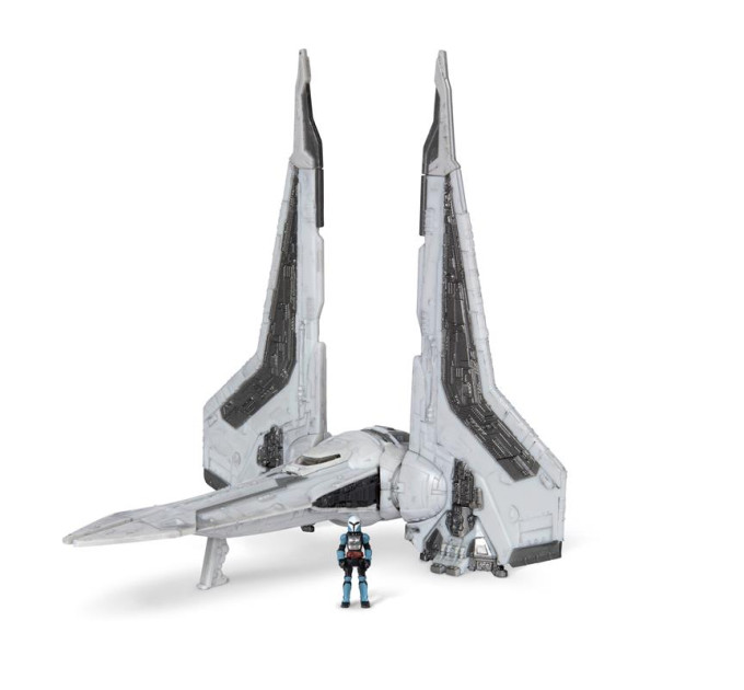 Star Wars Фігурка Star Wars Medium Vehicle Транспорт та фігурка Kom''rk-Class Mandalorian Starfighter 12.5см (SWJ0019)