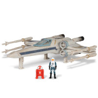 Фігурка Star Wars Medium Vehicle Транспорт та фігурка X-Wing (Blue 1) + Antoc Merric & R2-R9 12.5см (SWJ0025)