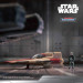 Star Wars Фігурка Star Wars Small Vehicle Транспорт та фігурка A-Wing 7.5см (SWJ0079)