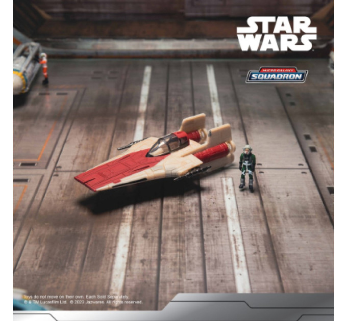 Star Wars Фігурка Star Wars Small Vehicle Транспорт та фігурка A-Wing 7.5см (SWJ0079)
