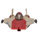 Star Wars Фігурка Star Wars Small Vehicle Транспорт та фігурка A-Wing 7.5см (SWJ0079)