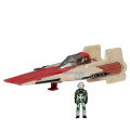 Star Wars Фігурка Star Wars Small Vehicle Транспорт та фігурка A-Wing 7.5см (SWJ0079)