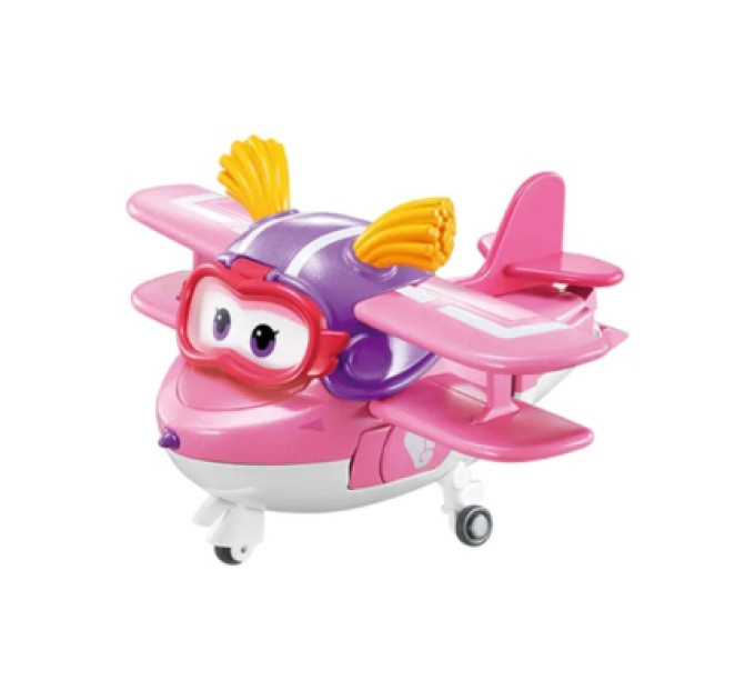 Super Wings Фігурка Super Wings трансформер Transform-a-Bots Еллі (Ellie), 5 см (EU770038)