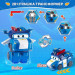 Super Wings Фігурка Super Wings трансформер Transform-a-Bots Люсі (Lucie), 5 см (EU780035)