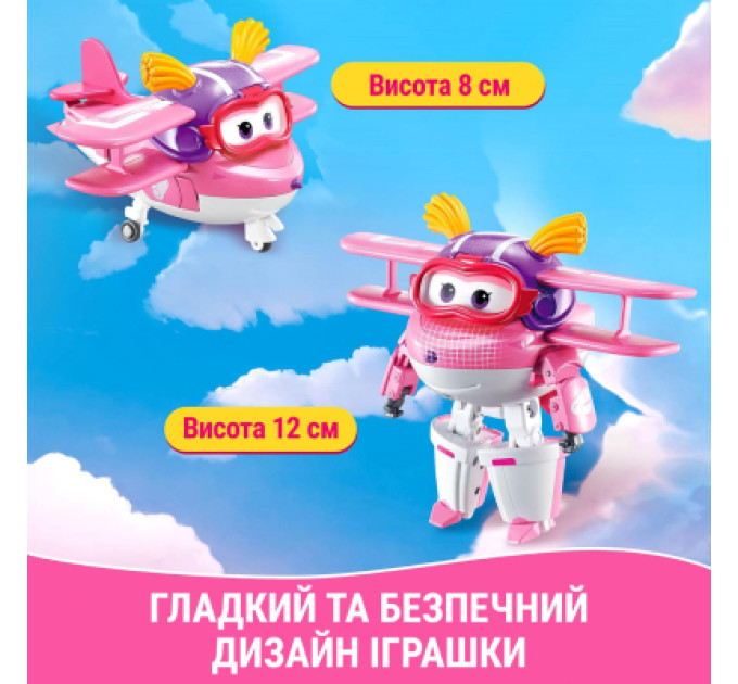 Super Wings Фігурка Super Wings трансформер Transforming Еллі (Ellie) (EU770238)