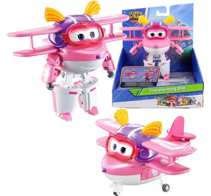Super Wings Фігурка Super Wings трансформер Transforming Еллі (Ellie) (EU770238)