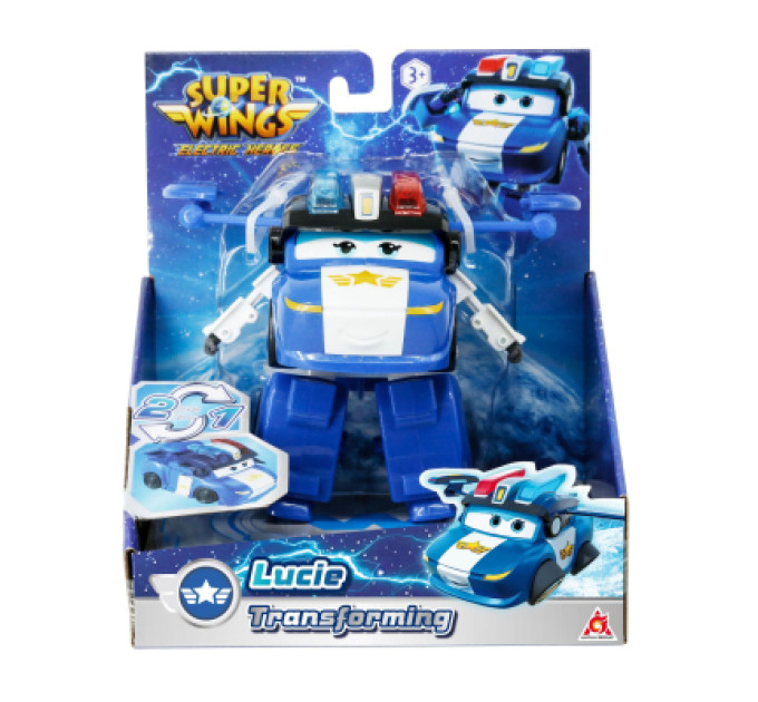 Super Wings Фігурка Super Wings трансформер Transforming Люсі (Lucie), 12.5см (EU780235)