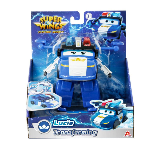 Super Wings Фігурка Super Wings трансформер Transforming Люсі (Lucie), 12.5см (EU780235)