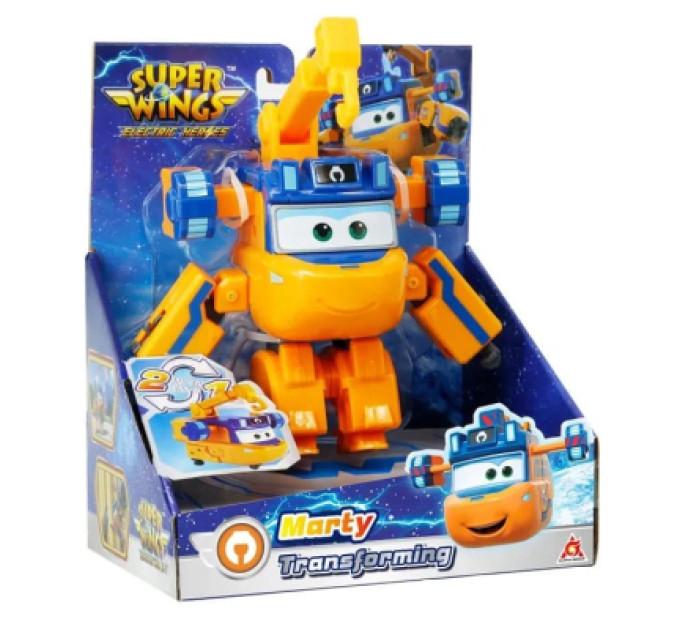 Super Wings Фігурка Super Wings трансформер Transforming Марті (Marty), 12.5 см (EU780234)