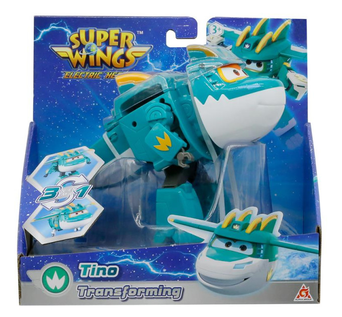 Super Wings Фігурка Super Wings трансформер Transforming Тіно (Tino) (EU780237)