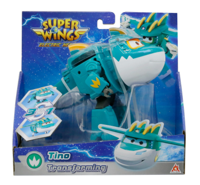Super Wings Фігурка Super Wings трансформер Transforming Тіно (Tino) (EU780237)