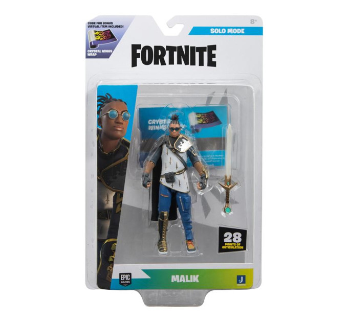 Fortnite Фігурка Fortnite Solo Mode Malik, 10 см (FNT1356)