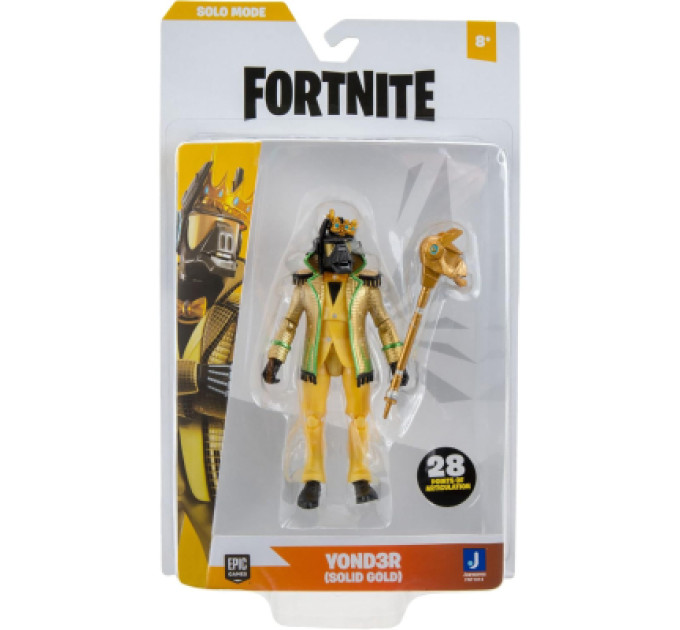 Fortnite Фігурка Fortnite Solo Mode Y0nd3r - Solid Gold, 10 см (FNT1014)
