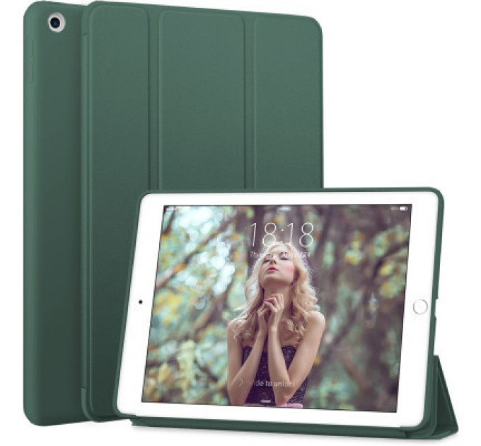 BeCover Чохол до планшета BeCover Tri Fold Soft TPU Silicone Apple iPad Air 4 10.9 2020/2021 Dark Green (706870) (706870)