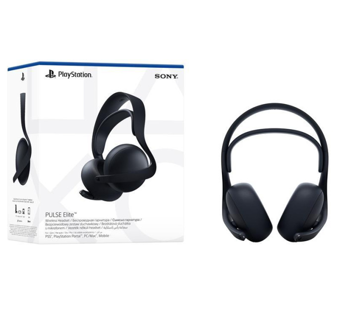Playstation Гарнітура PlayStation PULSE Elite, WL, Midnight Black