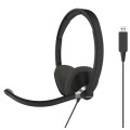 Koss Гарнітура комп'ютерна стерео On-Ear Koss CS300, USB, Uni Mic, 2.4м, Чорний