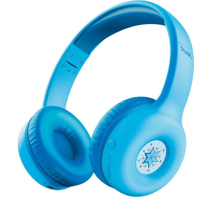 Trust Multimedia Навушники On-ear Trust Nouna Kids, Wireless, Mic, Синій