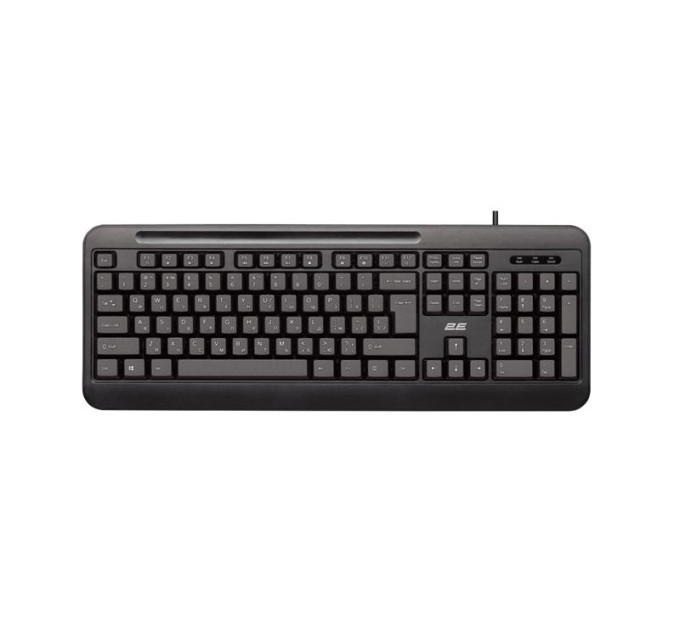 2E PC Accessories Клавіатура мембранна 2E KM1040 104key, USB-A, EN/UK, чорний