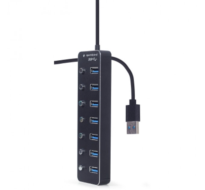 Gembird Концентратор Gembird USB 3.0 7 ports (UHB-U3P7P-01)