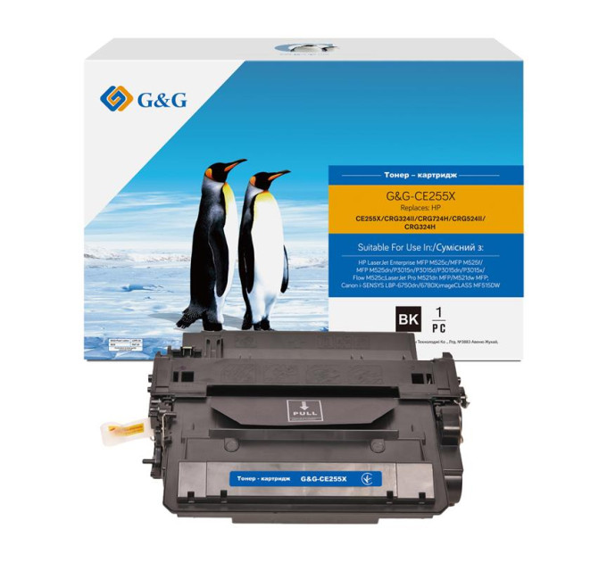 G&G Картридж G&G до HP LJ P3015 series (max) / G&G-724H Black (12500 стор)