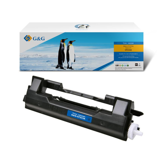 G&G Картридж G&G до HP 33A LJ Ultra M106/M134 Black (2300 стор)