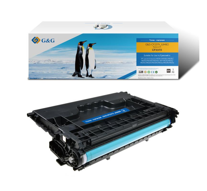 G&G Картридж G&G до HP 37X LJ M608/M609/M631/M632 CF237X Black (30000 стор)