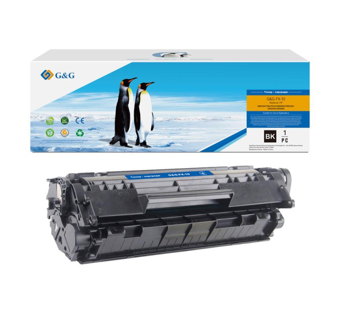 G&G Картридж G&G до Canon MF4018, Fax-L100/120 G&G-Q2612A G&G-703 0263B002 Black (2000 стор)