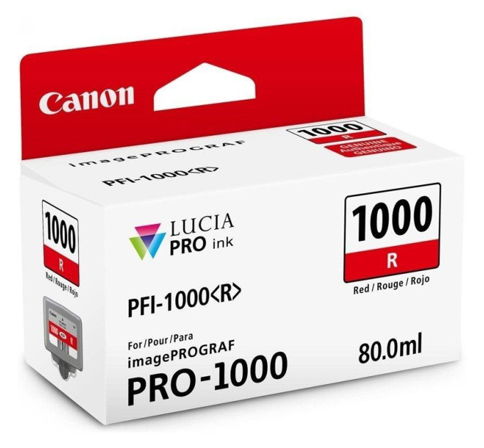 CANON supplies Картридж струменевий Canon PFI-1000R (Red)