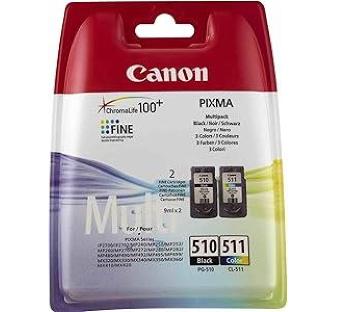 CANON supplies Комплект Canon No.510: Картридж Canon PG-510Bk/CL-511 кол. Multi Pack