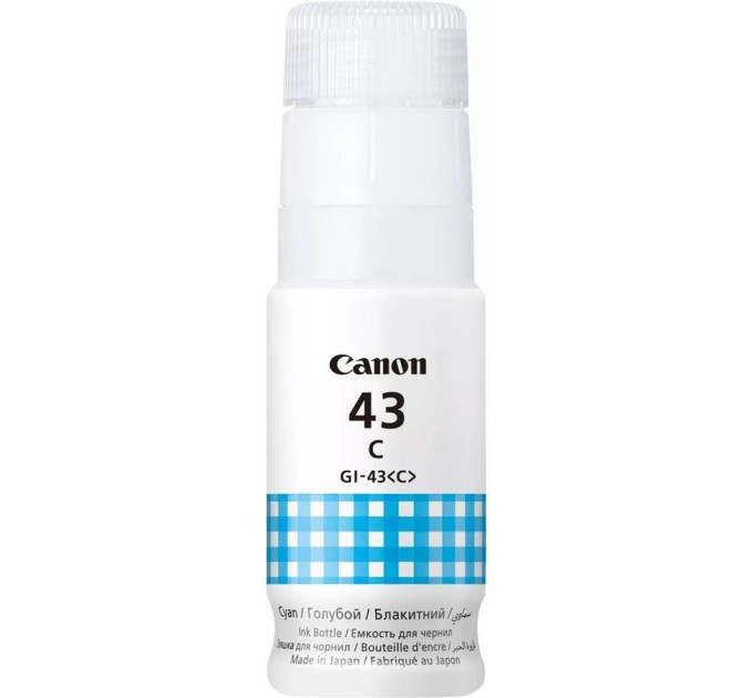 CANON supplies Контейнер з чорнилом Canon GI-43 PIXMA G540/G640 Cyan