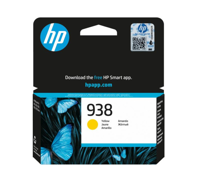 HP supplies Картридж струменевий HP No.938 OfficeJet Pro 9110b/9120/9120b/9130/9130b/9700/9700e Yellow (800 стор)